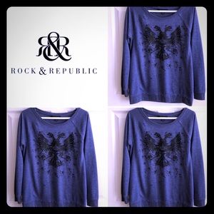 Excellent condition Rock & Republic Sweatshirt.